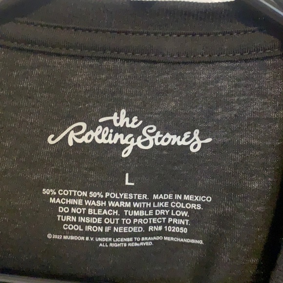 NWOT Rolling Stones Fitted American Top - Picture 2 of 2
